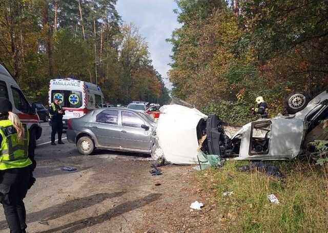 В Киеве произошло смертельное ДТП с участием двух легковушек