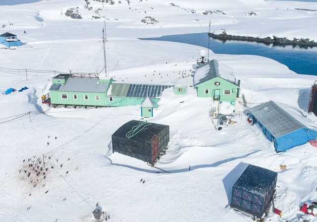 Станцію "Академік Вернадський" замело рекордною кількістю снігу: пінгвіни гуляють по даху