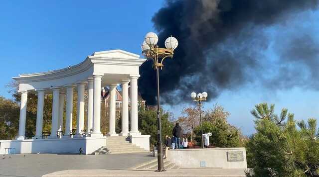 В Черноморске в Одесской области вспыхнул пансионат