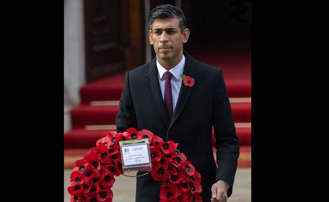 Прем’єр Британії Сунак вшанував пам’ять воїнів, які загинули в боях за Україну