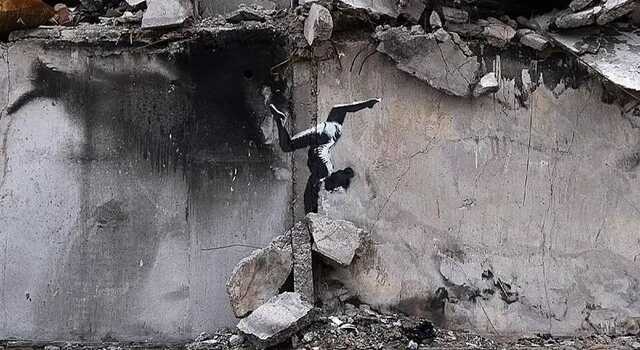 Бэнкси подтвердил свое авторство еще шести работ в Киеве и области