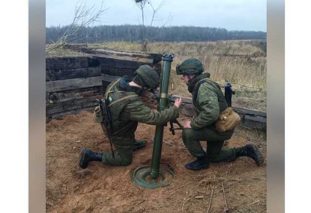 До Білорусі завезли новий міномет російського виробництва
