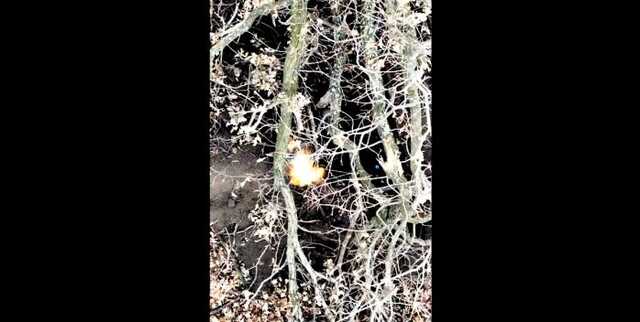 Знищення безпілотником замаскованих рашистів показали захисники України