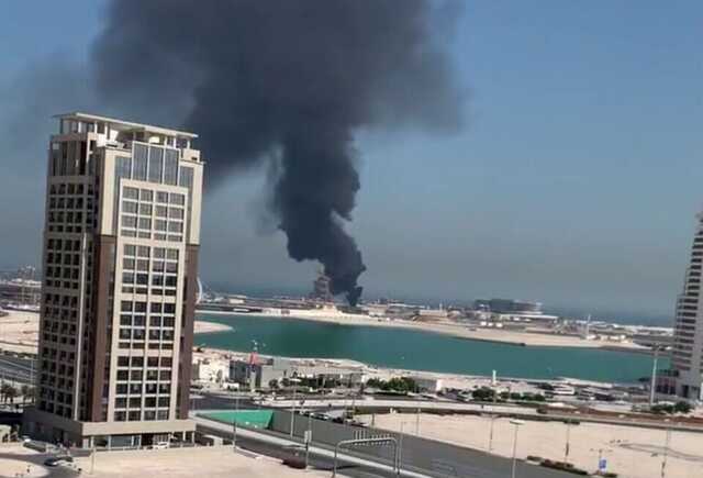 В Катаре у стадиона ЧМ-2022 возник сильный пожар