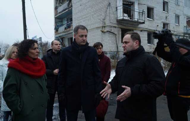 Премьер Бельгии посетил Бучу и Бородянку