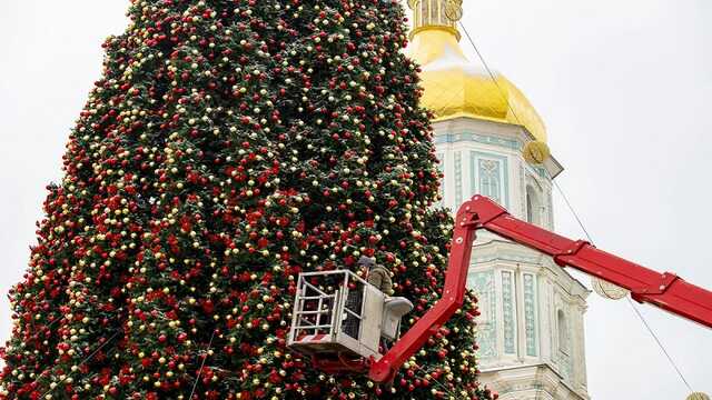 Як виглядатиме "Ялинка незламності", яку поставлять у центрі Києва