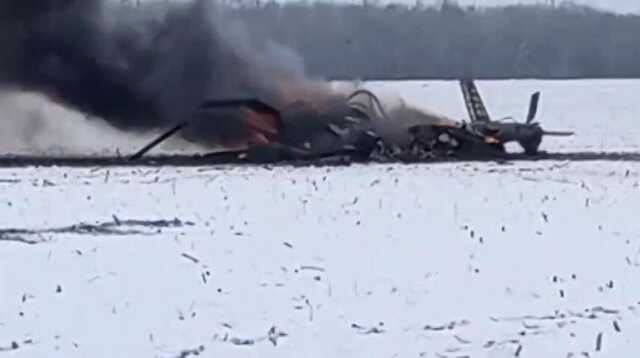 «Юра підбив»: бійці ЗСУ опублікували кадри збитого російського вертольота