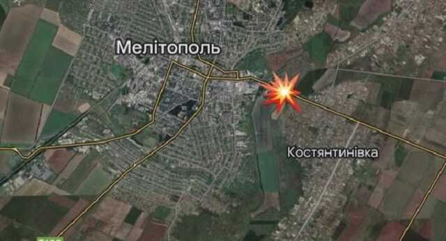 Что произошло с мостом под оккупированным Мелитополем?