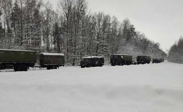 Білоруські війська, перекинуті на кордон з Україною, повертаються до пункту постійної дислокації