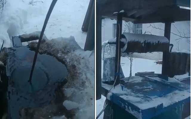 На Сумщині у жителів села Качанівка з криниці замість води потекла нафта