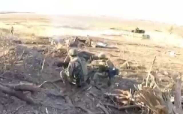 Штурм российского опорного пункта на донецком направлении