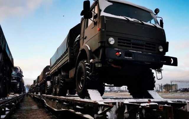 До Білорусі прибув новий ешелон із російською технікою