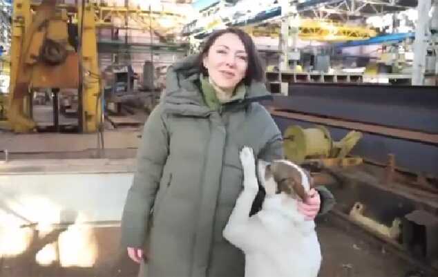 Пес увірвався в ефір з Ганною Маляр: кумедне відео