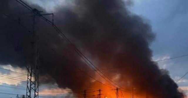 У Києві почалася пожежа після ракетного удару, в області пошкоджено 18 приватних будинків