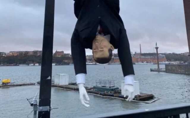 "Повішення" опудала Ердогана: Туреччина скасувала запрошення спікеру парламенту Швеції