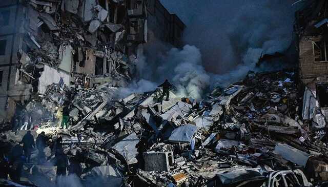 У Дніпрі через ракетний удар РФ по житловому будинку оголошено триденну жалобу