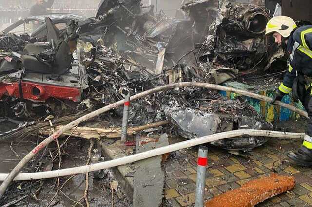 Падіння гвинтокрила у Броварах: розглядаються усі можливі версії аварії