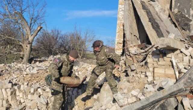 В школе под Херсоном полиция обнаружила кассетные боеприпасы РФ