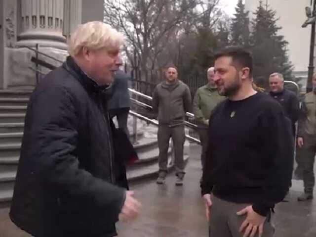Зеленський зустрівся з Джонсоном у Києві