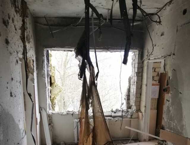 Наслідки обстрілу лікарні у Херсоні