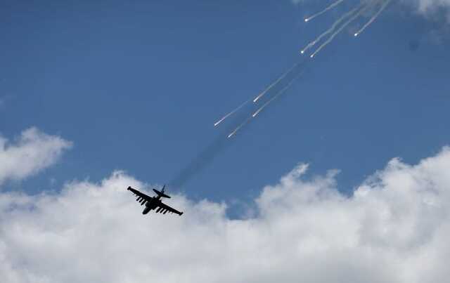 Пограничники сбили российский штурмовик в небе над Бахмутом