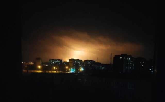 В окупованій Макіївці сильна пожежа на газопроводі