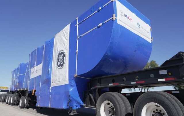 США передали Україні газотурбінну мобільну електростанцію