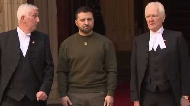 Зеленський прибув до Вестмінстерського палацу на зустріч із королем Великобританії