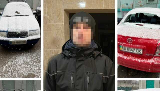 Поліцейські затримали зловмисника, який трощив автівки киян на Солом’янці