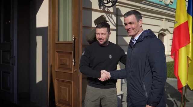 Зеленский встретился с премьером Испании