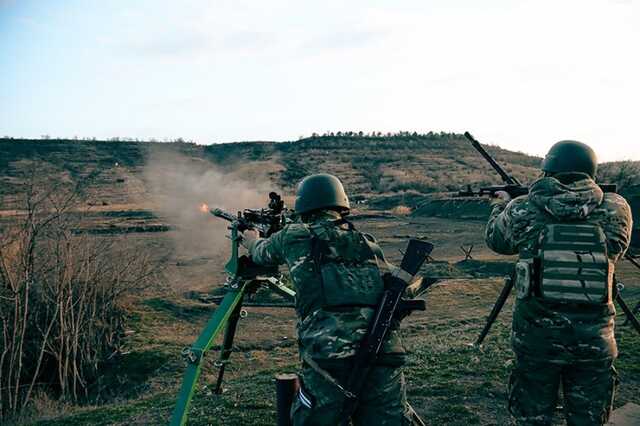 Усовершенствовали стрельбу по дронам. В МВД показали фото из учений Нацгвардии