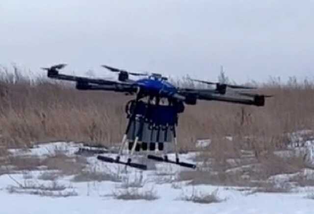 "Бойовий комар": ЗСУ показали у дії величезний дрон-бомбардувальник