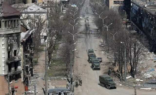 В Мариуполе оккупанты начали использовать новые отметки на своей военной технике