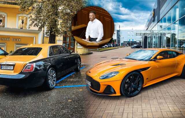 Фото автопарку ексклюзивних суперкарів депутата-кондитера Вацака