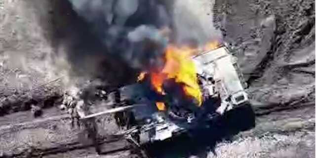 «Вінницькі скіфи» знищили російський танк з екіпажем