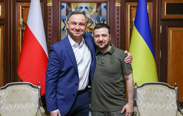 Зеленський поспілкувався з Дудою