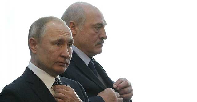 Згадав "тиск санкцій": Путін вирішив підбадьорити Лукашенка вітальною телеграмою