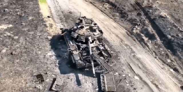 Задокументовано знищення чергового новітнього танка окупантів Т-90М “Прорив”