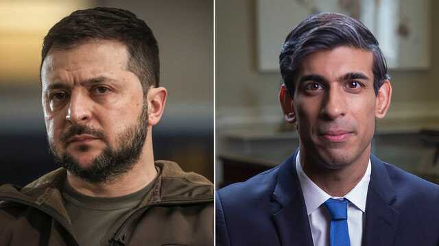 Зеленський та Сунак обговорили ситуацію на передовій та потреби української армії