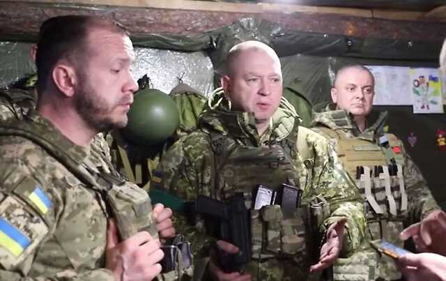 Глава ДПСУ перевірив позиції прикордонників на Бахмутському та Лиманському напрямках