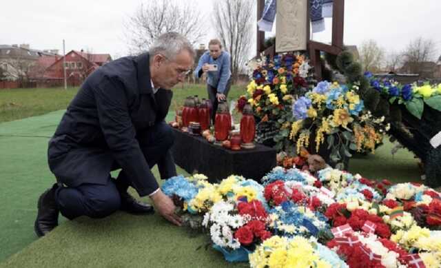 Столтенберг посетил Бучу