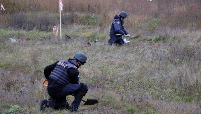 Під Вишгородом знайшли частину снаряда від "Урагану"