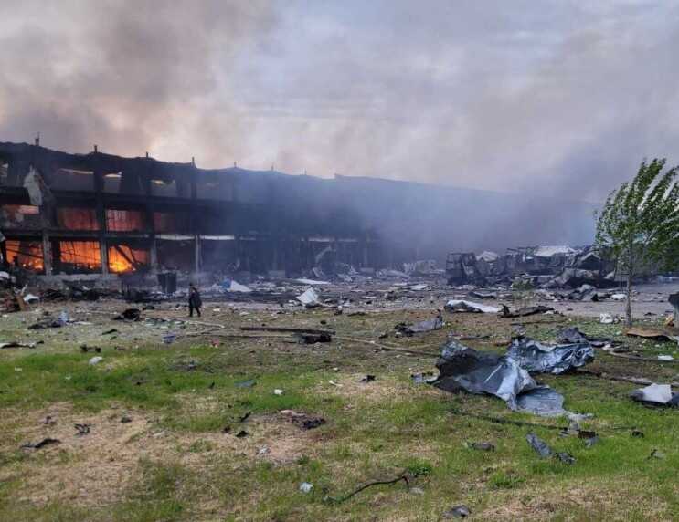 Россия ракетным ударом по Одесщине уничтожила склад Красного Креста с гумпомощью