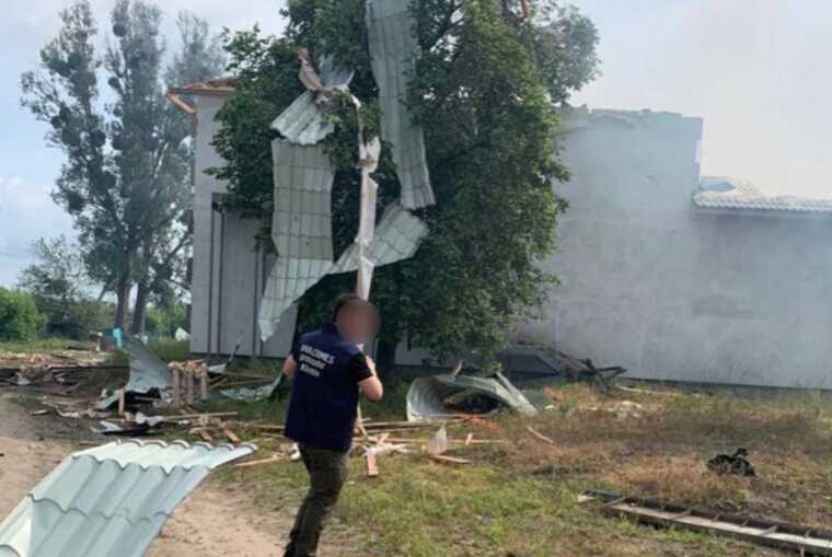 Последствия массированной атаки дронами по Изюму