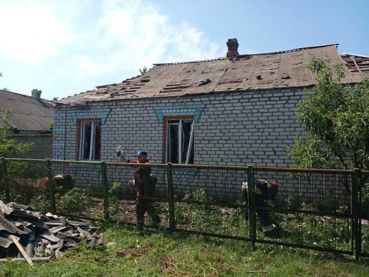 На Кіровоградщині уламки збитого дрона пошкодили будинки