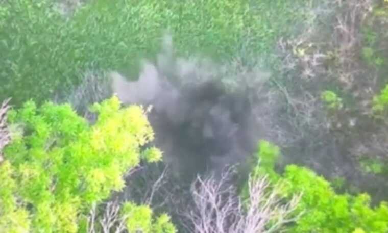 Воїни 59-ї ОМПБр з дронів вистежили та ліквідували ворога