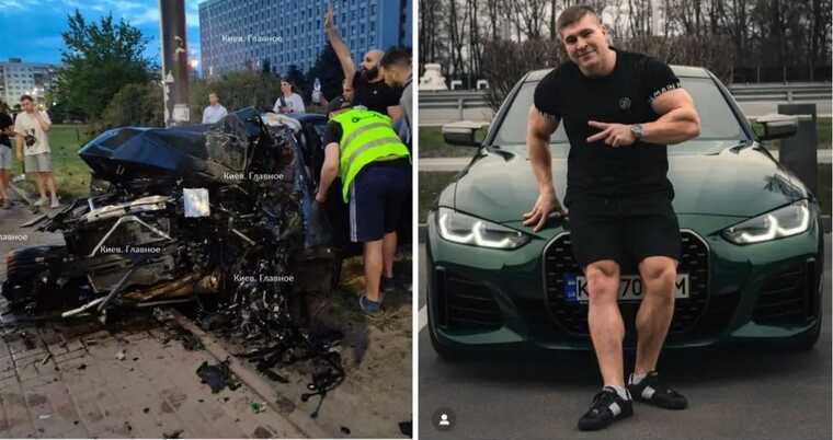 Відомий блогер-бодібілдер серйозно постраждав у ДТП у центрі Києва