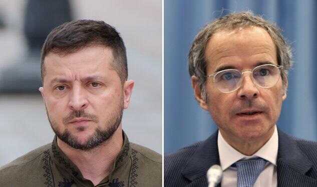 Зеленський обговорив з Гроссі кроки для мінімізації ризиків аварії на ЗАЕС