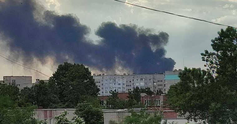 В оккупированном Каховском районе рано утром прогремели взрывы