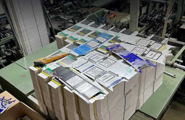 В Одесской области разоблачили подпольное производство сигарет